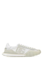 Beige Logo Sneakers 1