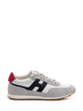 White Color Block Sneakers 1