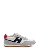White Color Block Sneakers 1