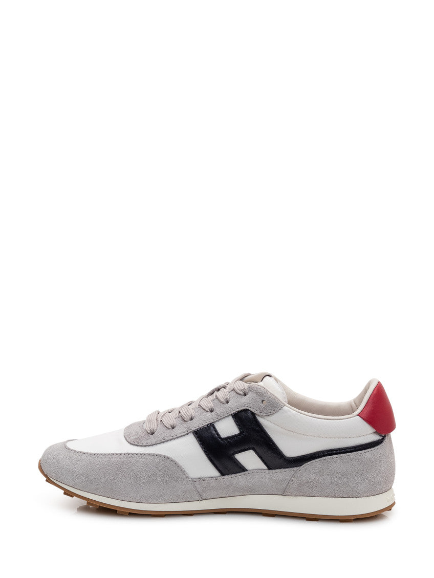 White Color Block Sneakers 4