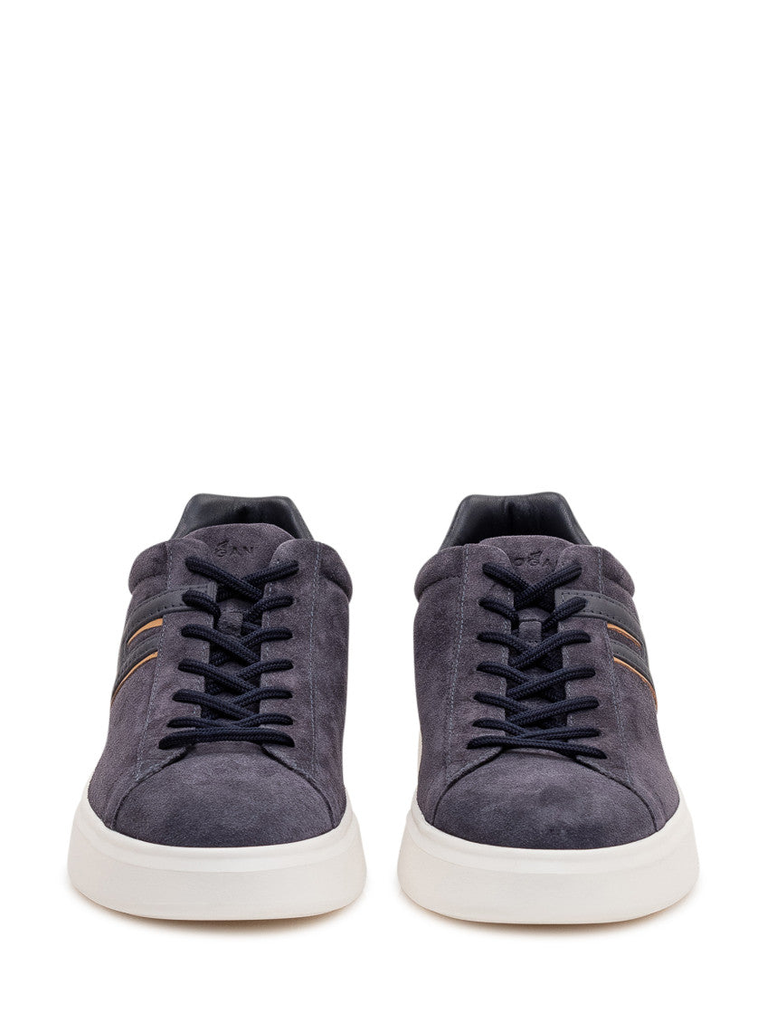 Blue Solid H580 Sneakers 2