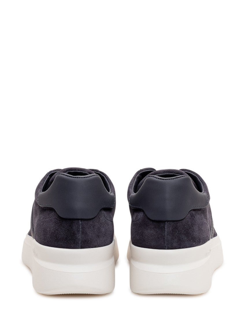 Blue Solid H580 Sneakers 3