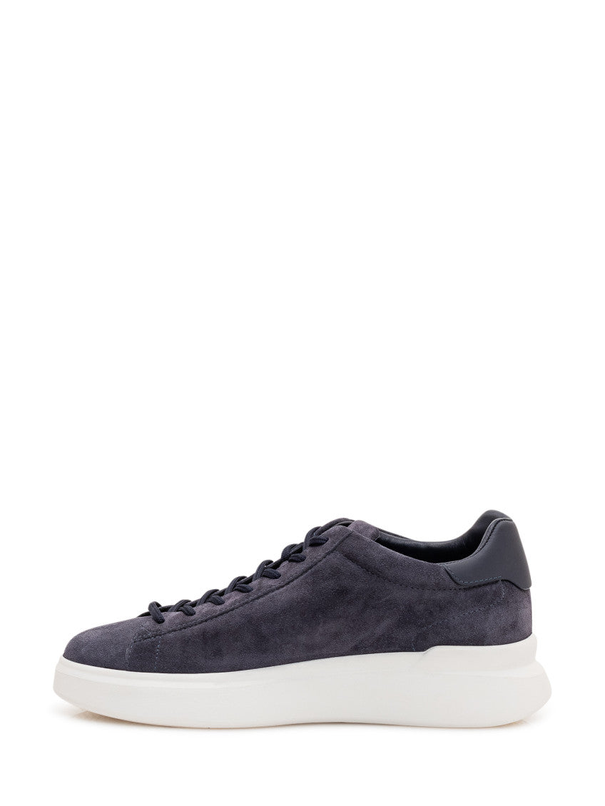Blue Solid H580 Sneakers 4