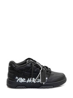 Black Graphic Print Sneakers 1