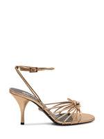 Golden Ankle-strap Heels 1