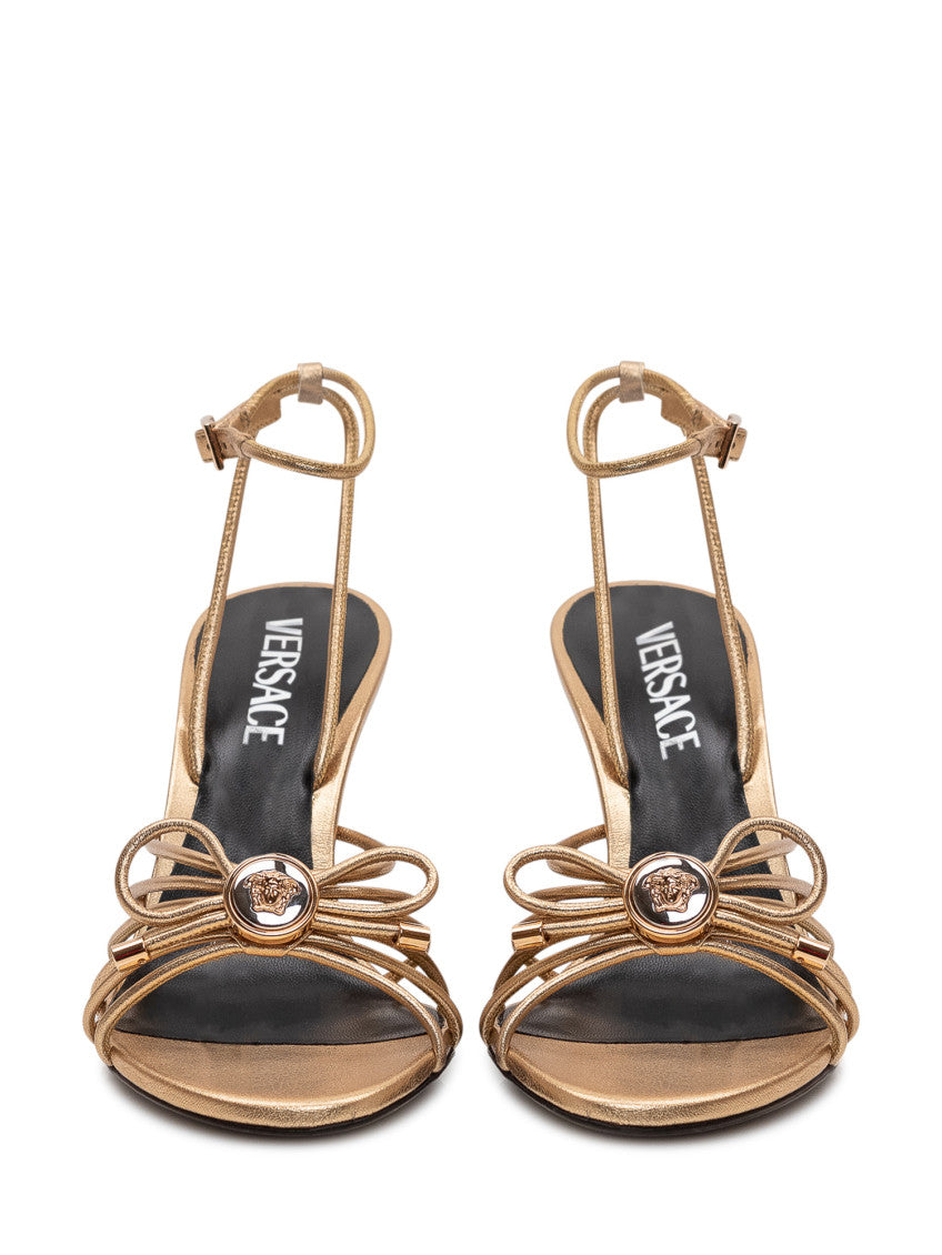 Golden Ankle-strap Heels 2
