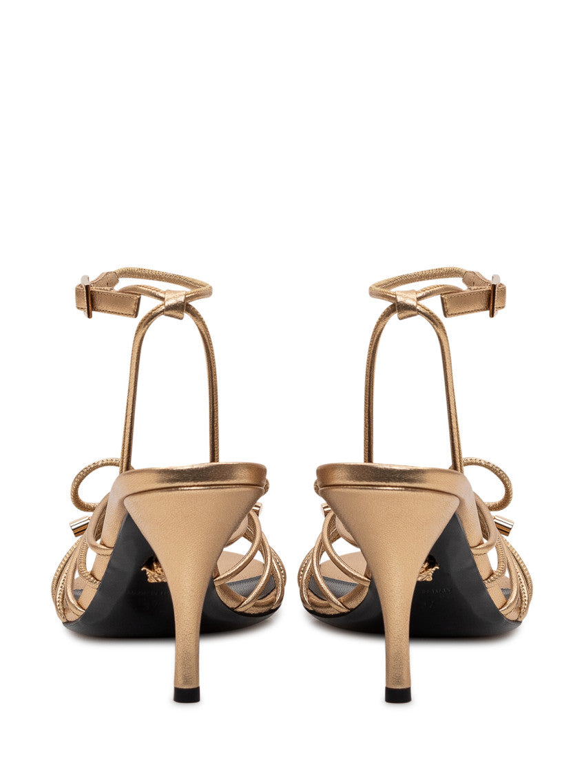 Golden Ankle-strap Heels 3