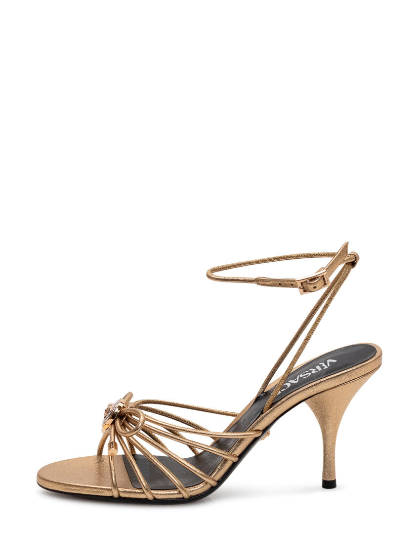 Golden Ankle-strap Heels 4