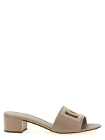 Grey Logo Heels 1