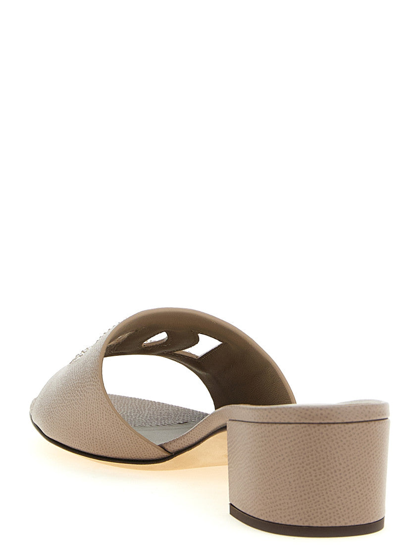 Grey Logo Heels 3