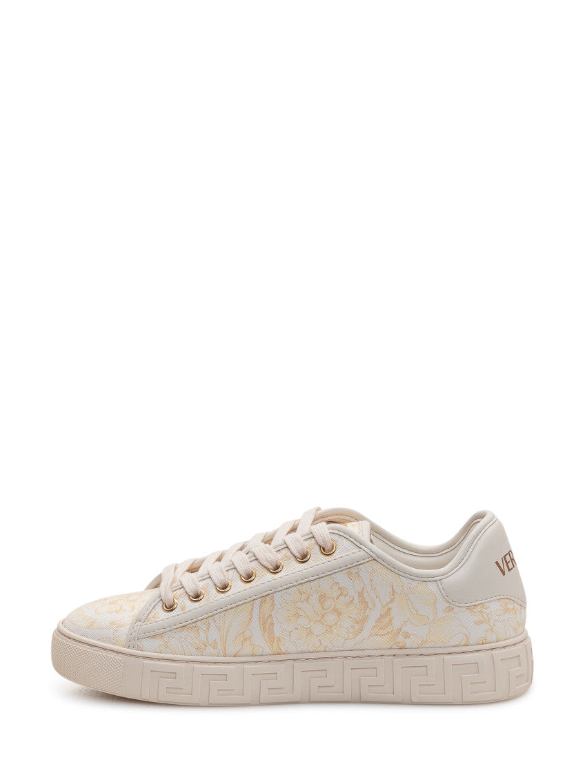 Off White Printed Sneakers 4