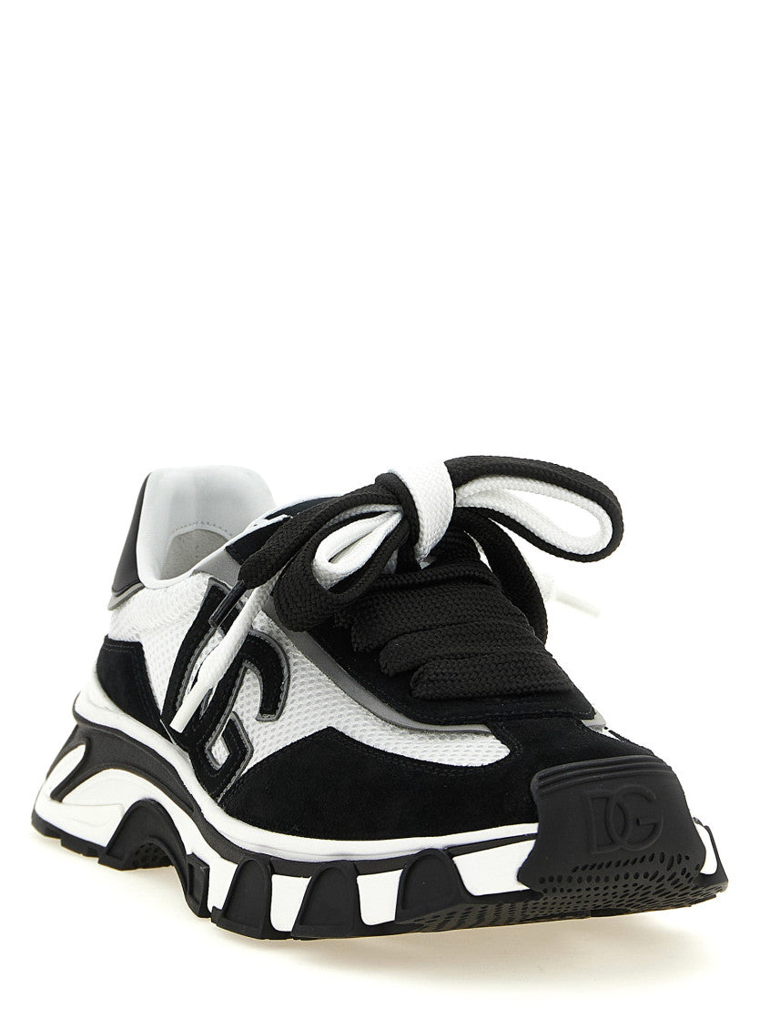 BlackWhite Logo Sneakers 2