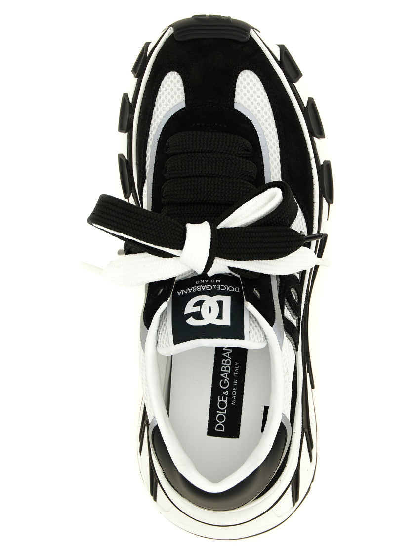 BlackWhite Logo Sneakers 4