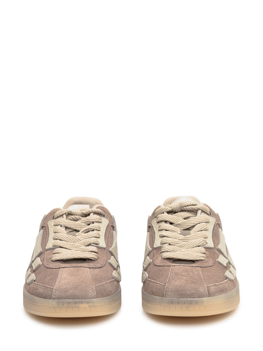 Beige Lace-up Sneakers 2
