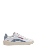 White Color Block Sneakers 1