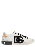 White Logo Sneakers 1
