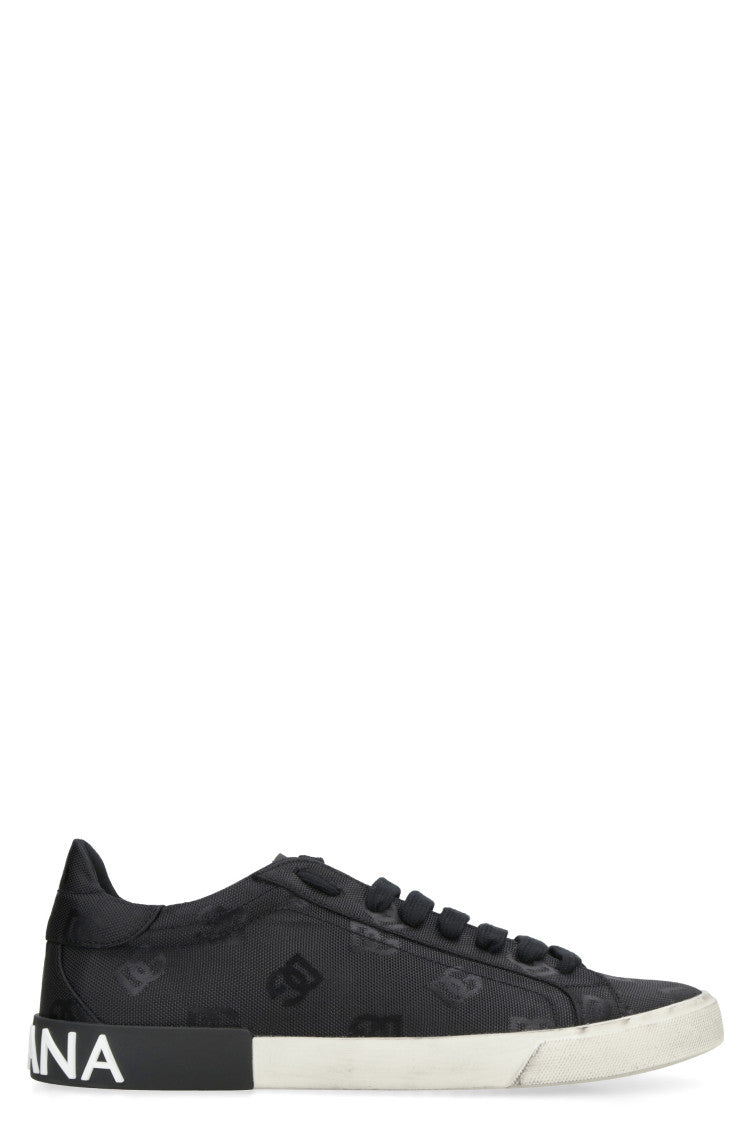 Black Logo Sneakers 1