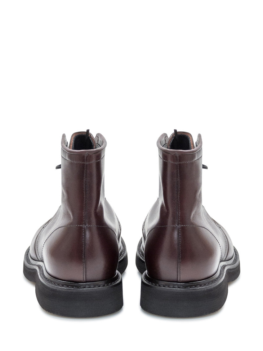 Brown Lace-up Boots 3