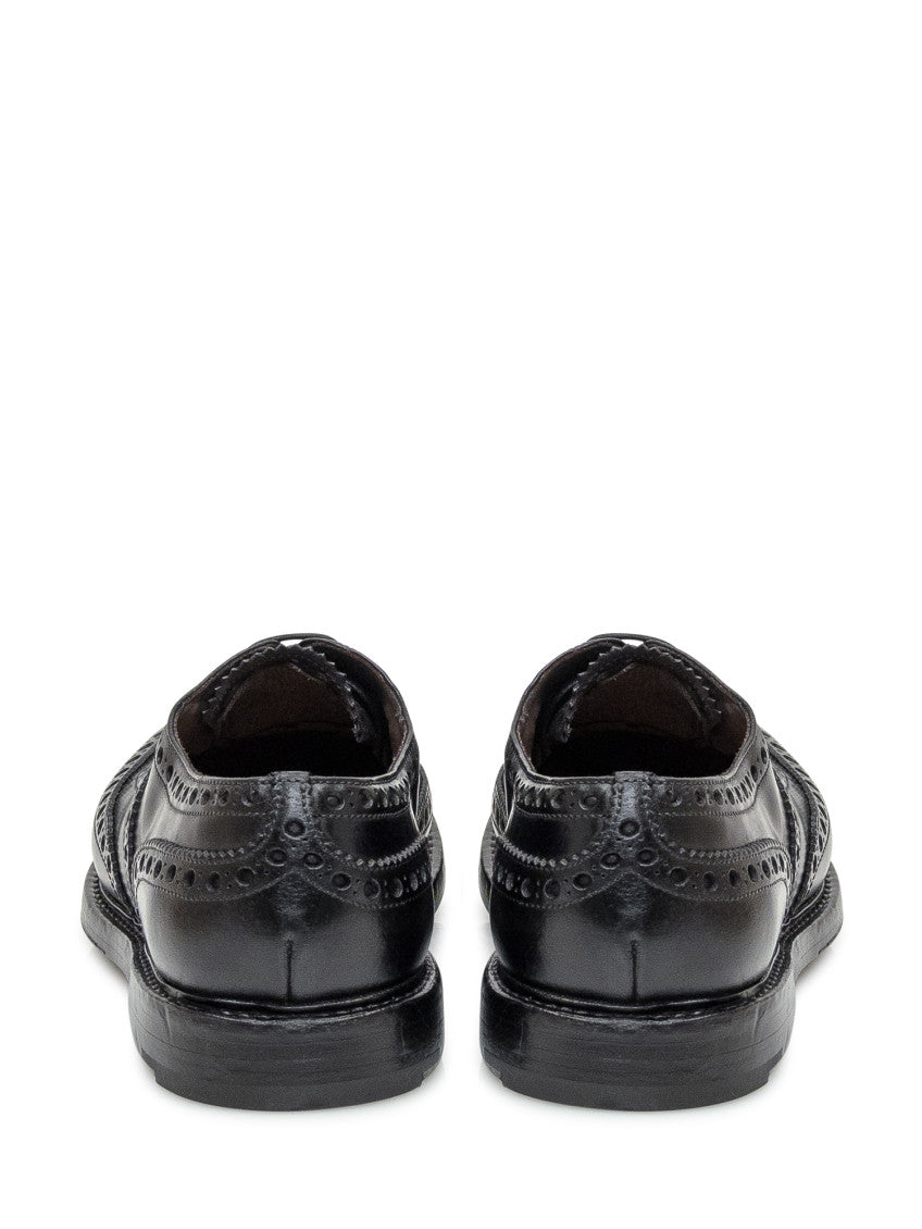 Black Leather Lace-up Shoes 3