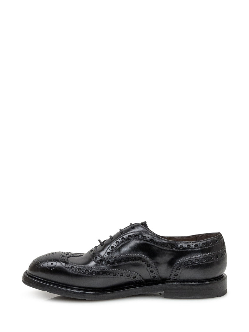 Black Leather Lace-up Shoes 4