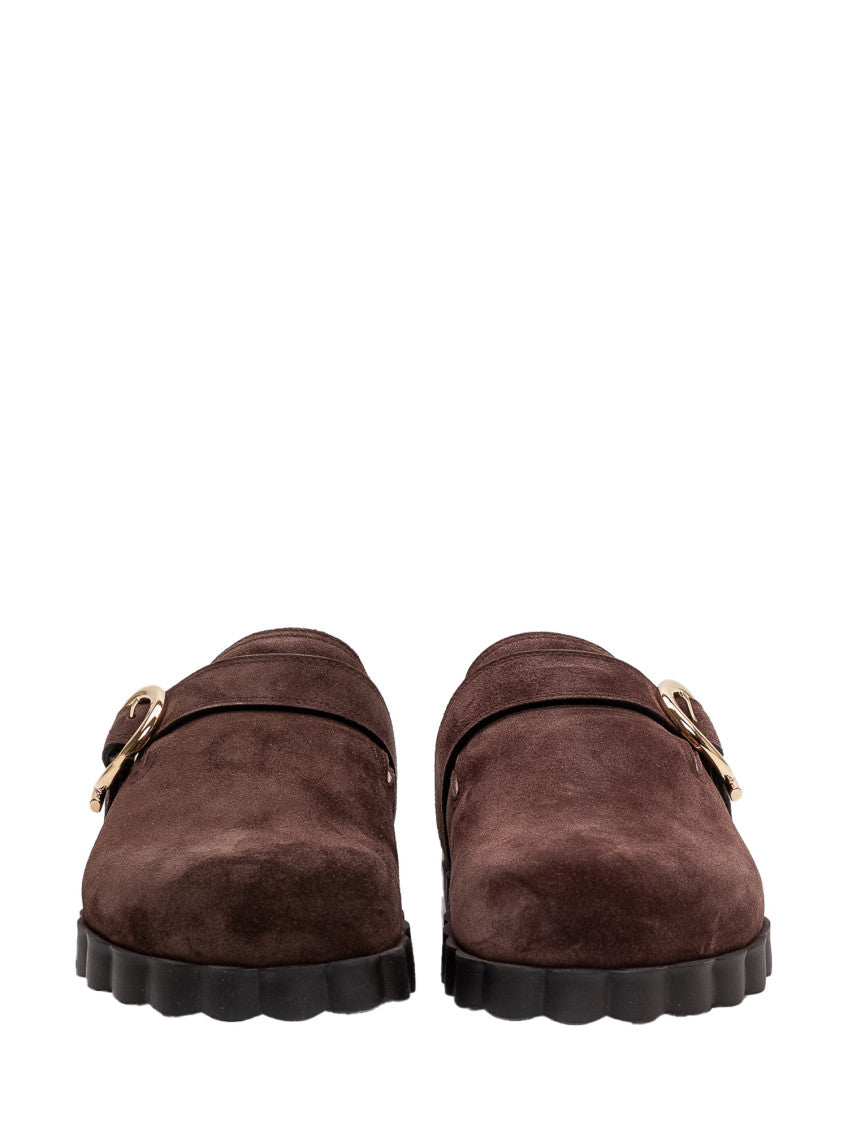Brown Slip-on Mules 2