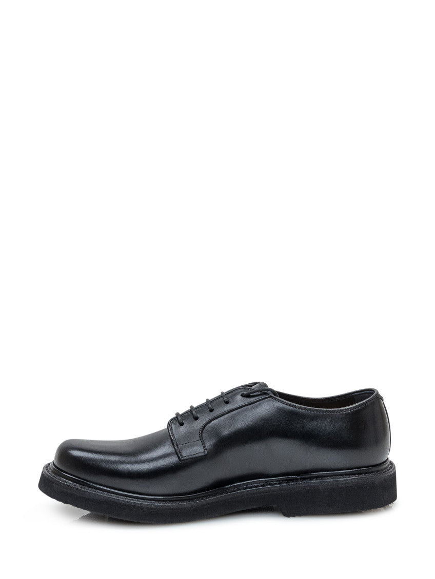 Black Leather Lace-up Shoes 4