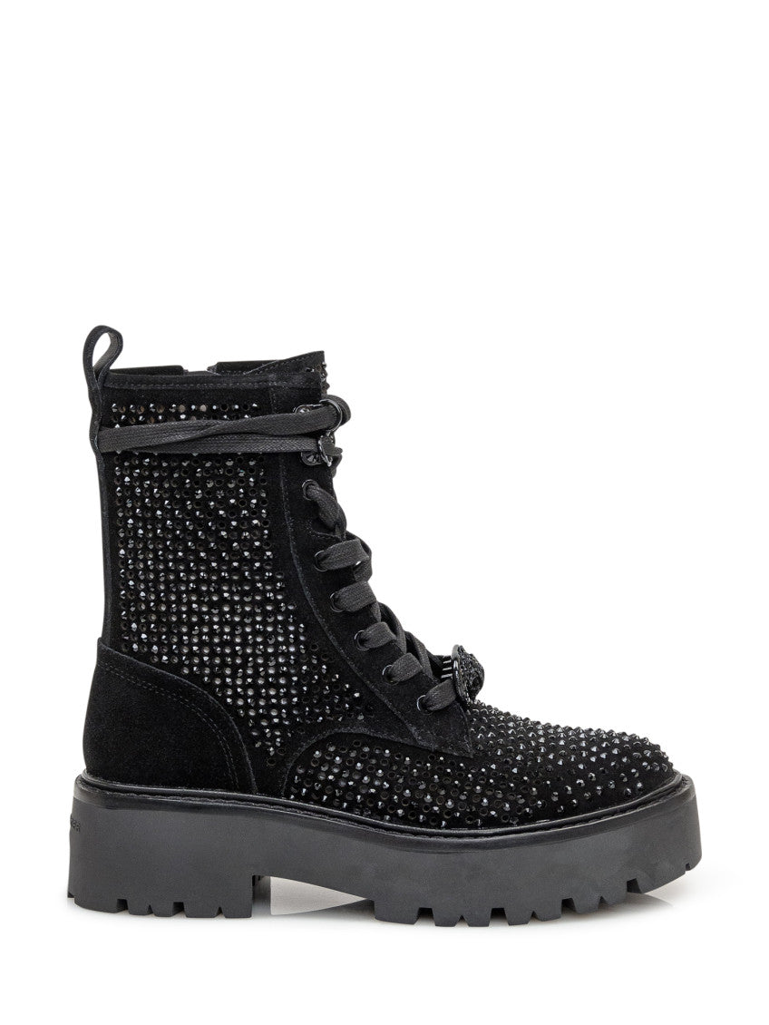Black Lace-up Boots 1