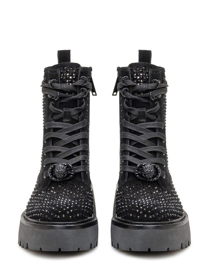 Black Lace-up Boots 2