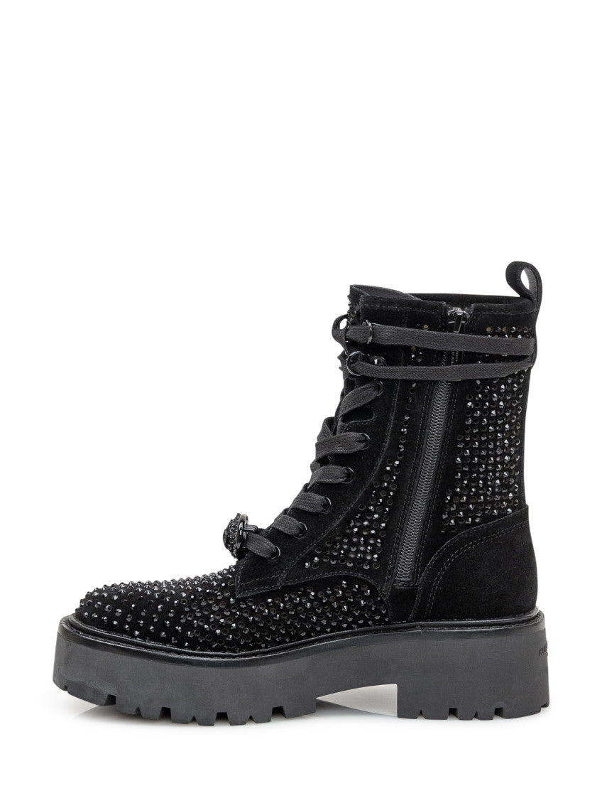 Black Lace-up Boots 4