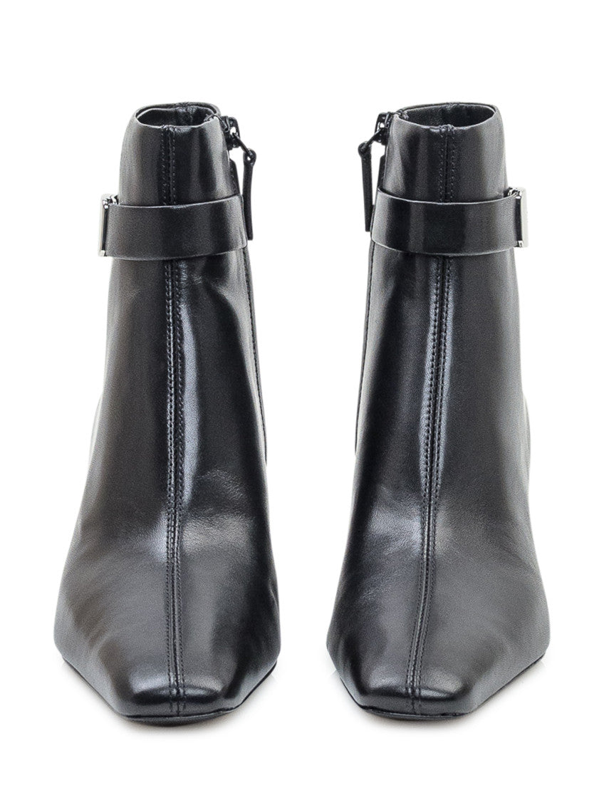 Black Leather Georgia Boots 2