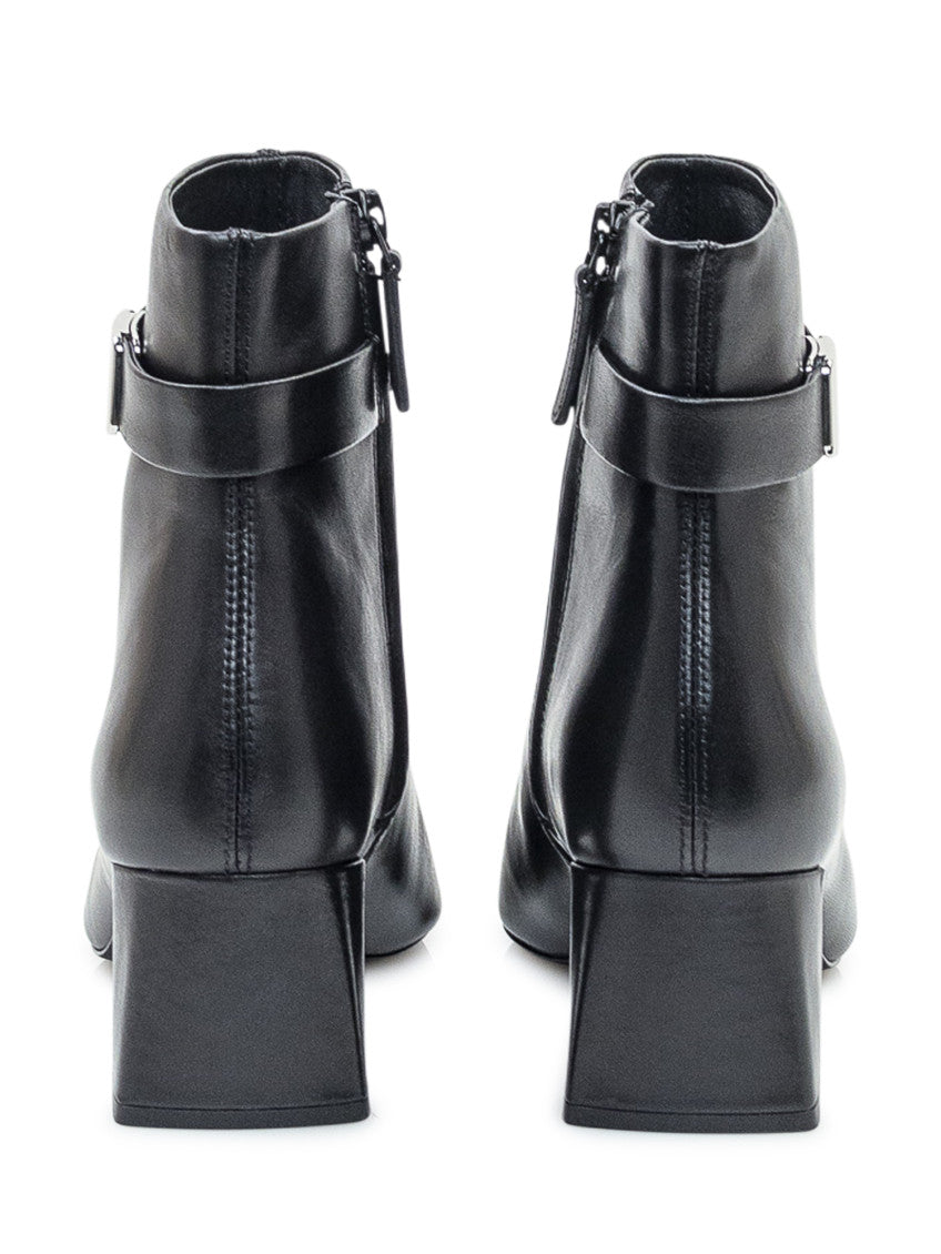 Black Leather Georgia Boots 3