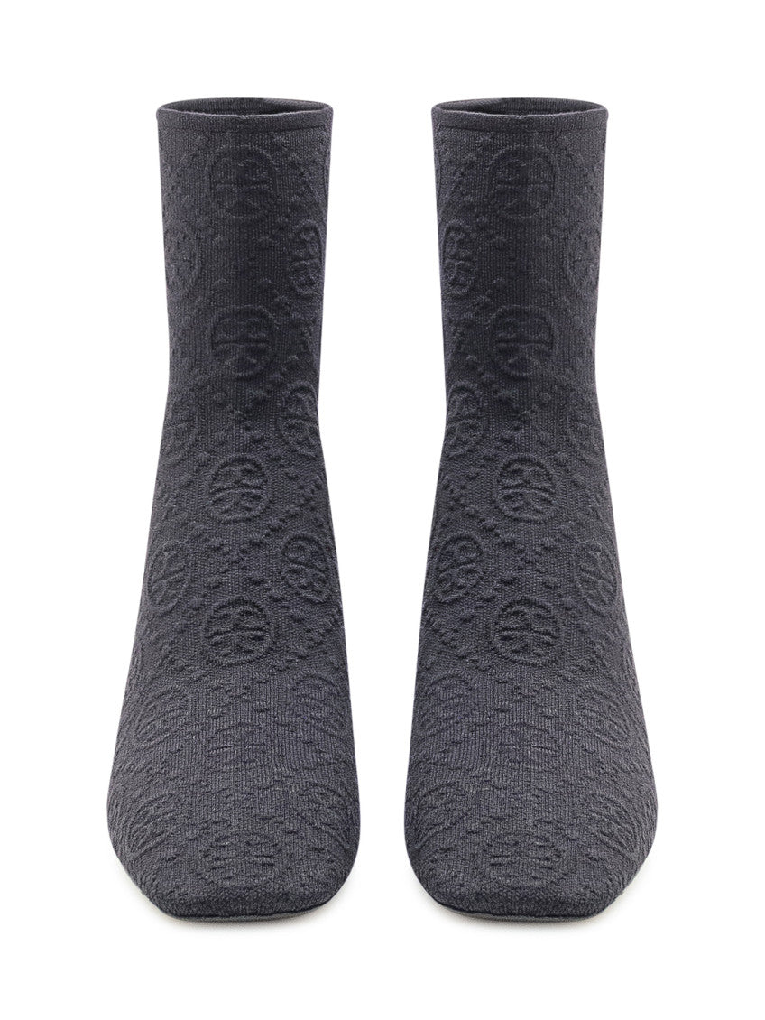 Black Logo Boots 2