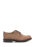 Brown Suede Lace-up Shoes 1