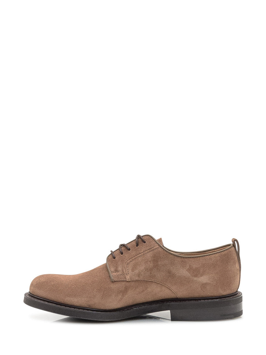 Brown Suede Lace-up Shoes 4