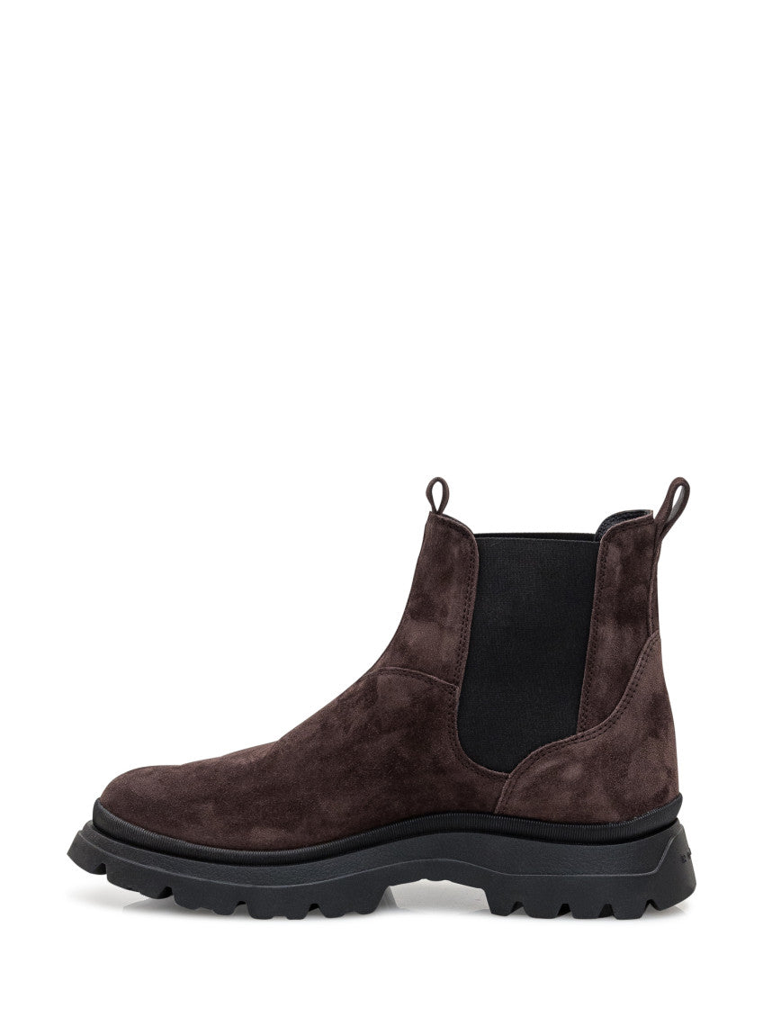 Brown Slip-on Chelsea Boots 4