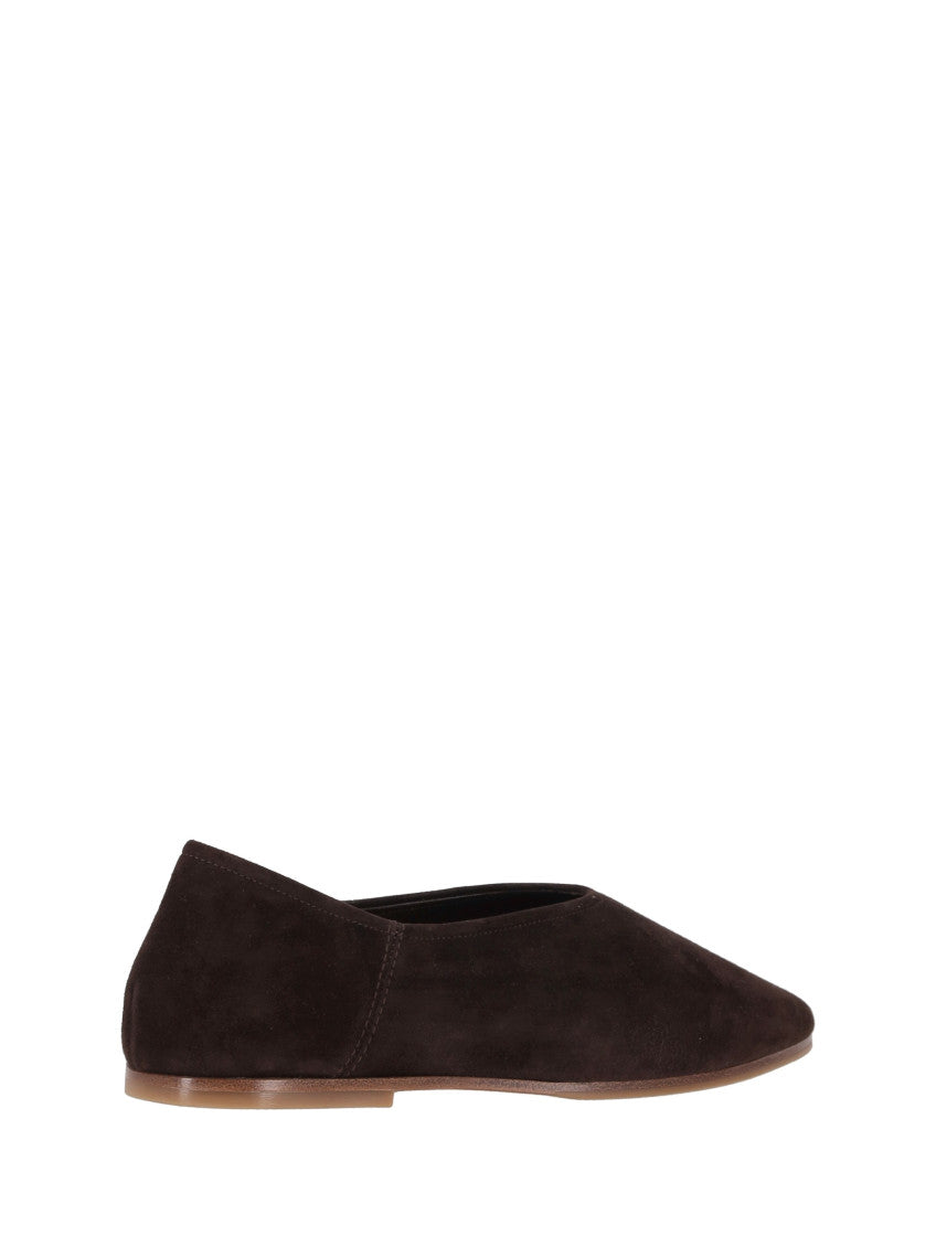 Brown Solid Ballet Flats 3