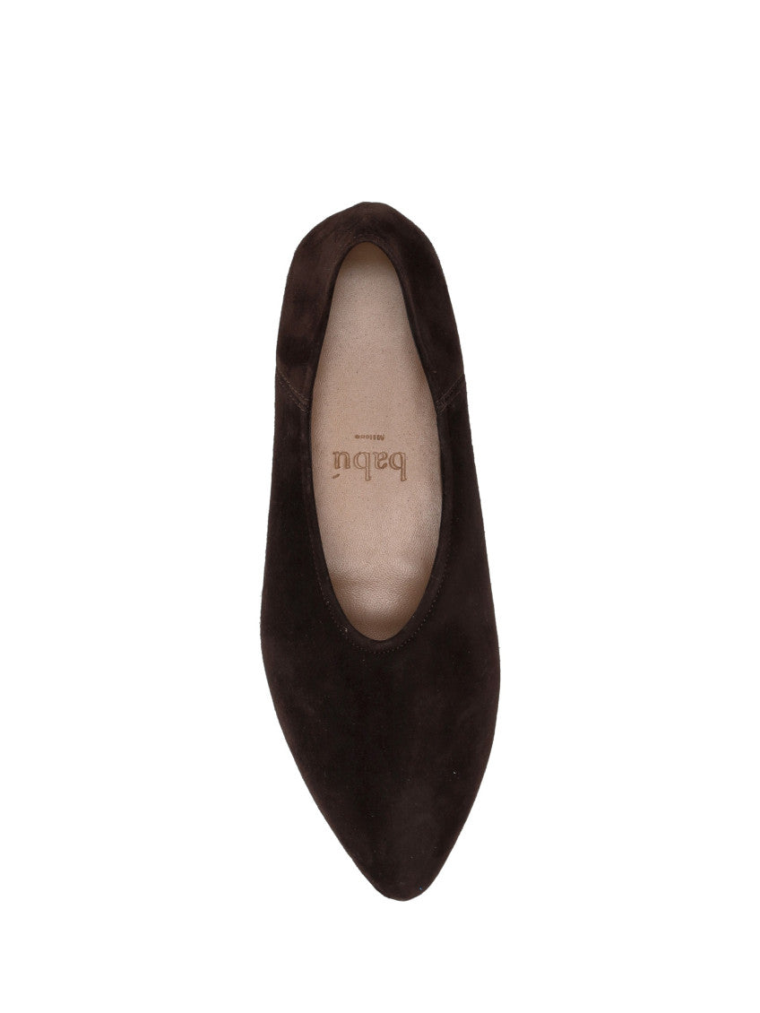 Brown Solid Ballet Flats 4