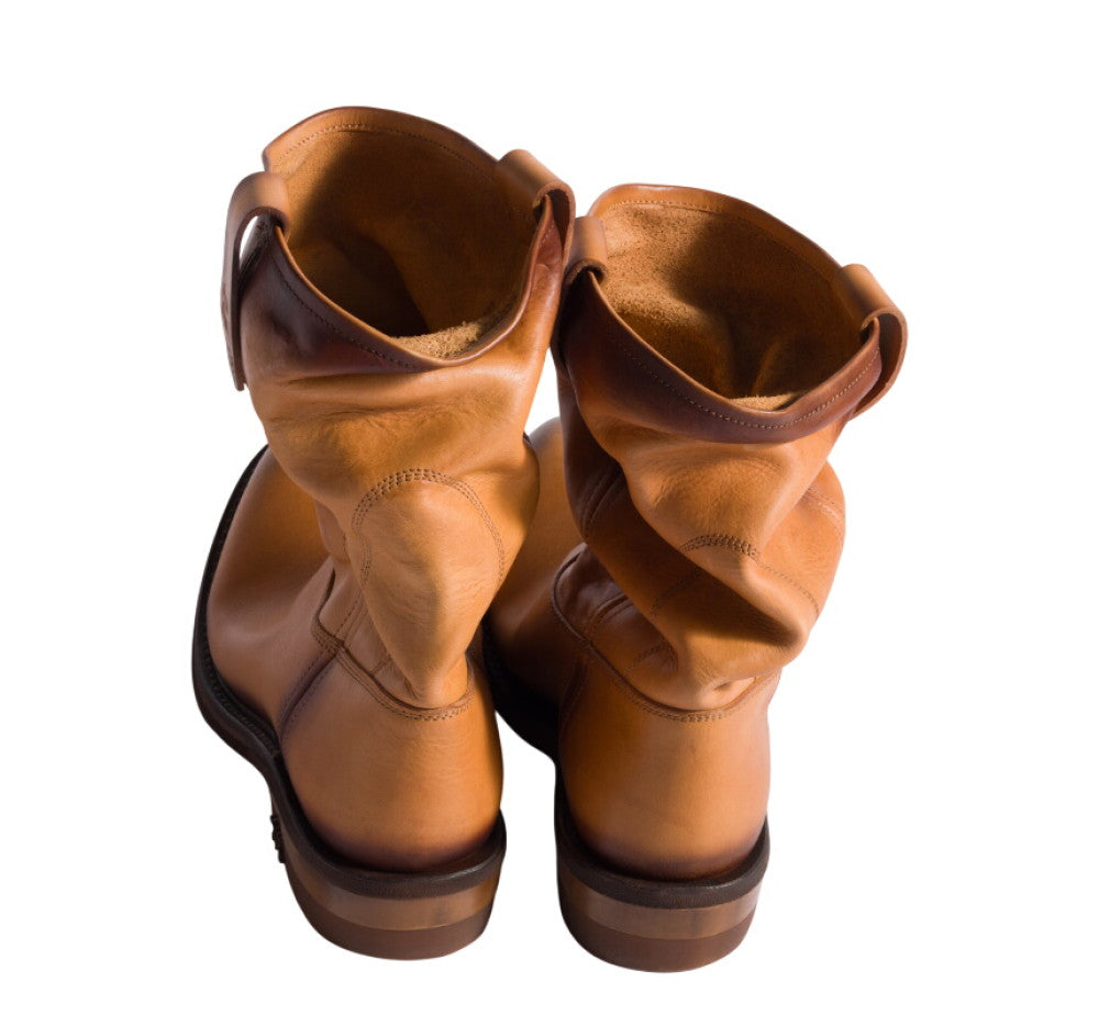 Brown Solid Stivaletti Boots 2