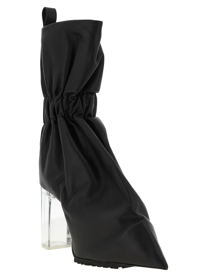 Black Solid Taquito Boots 2