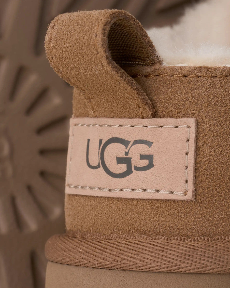Brown Solid Micro Boots 3
