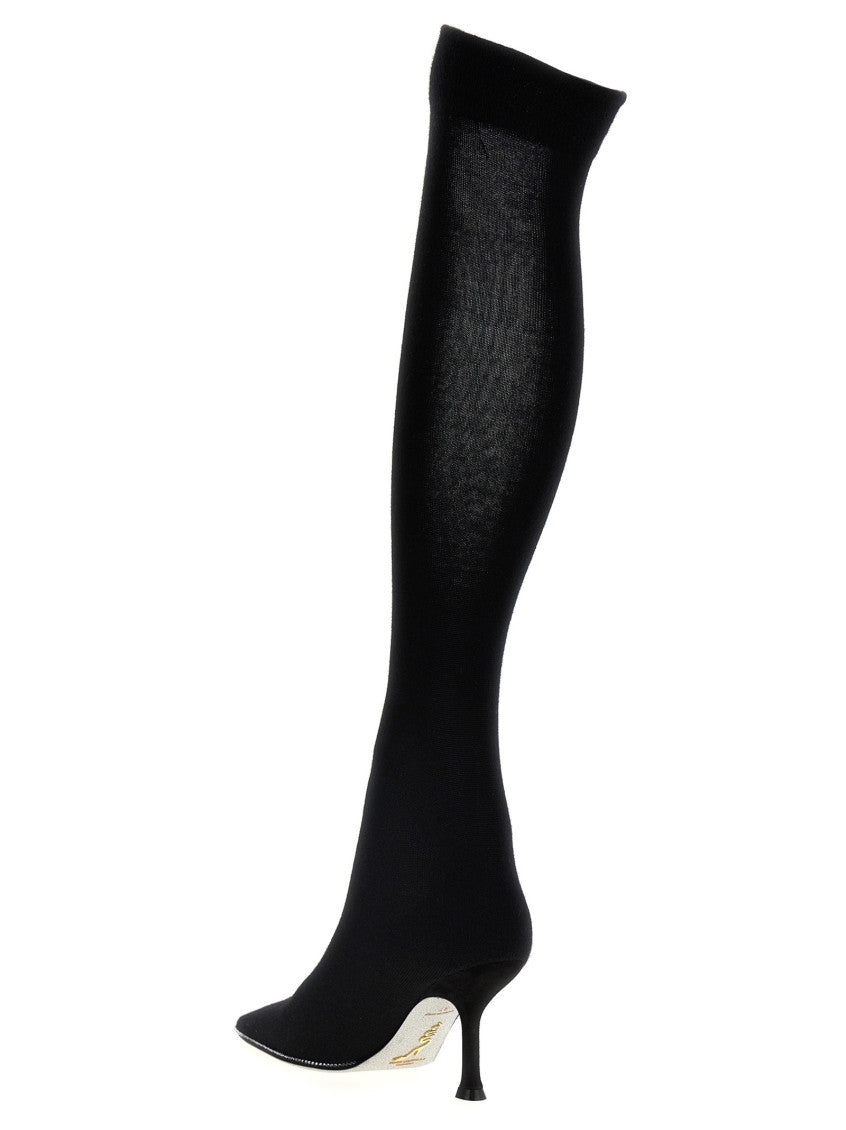 Black Knitted Boots 3