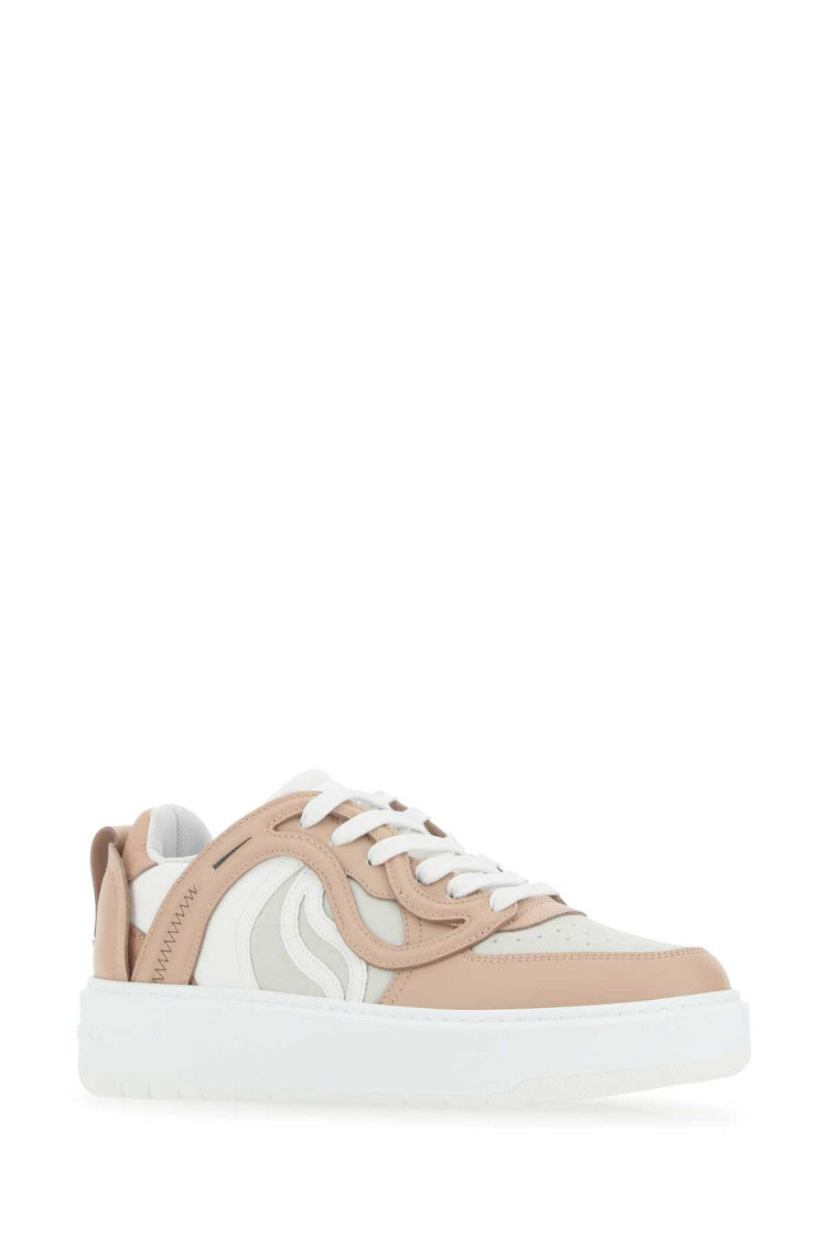 Beige Sporty Mat S-Wave Sneakers 2
