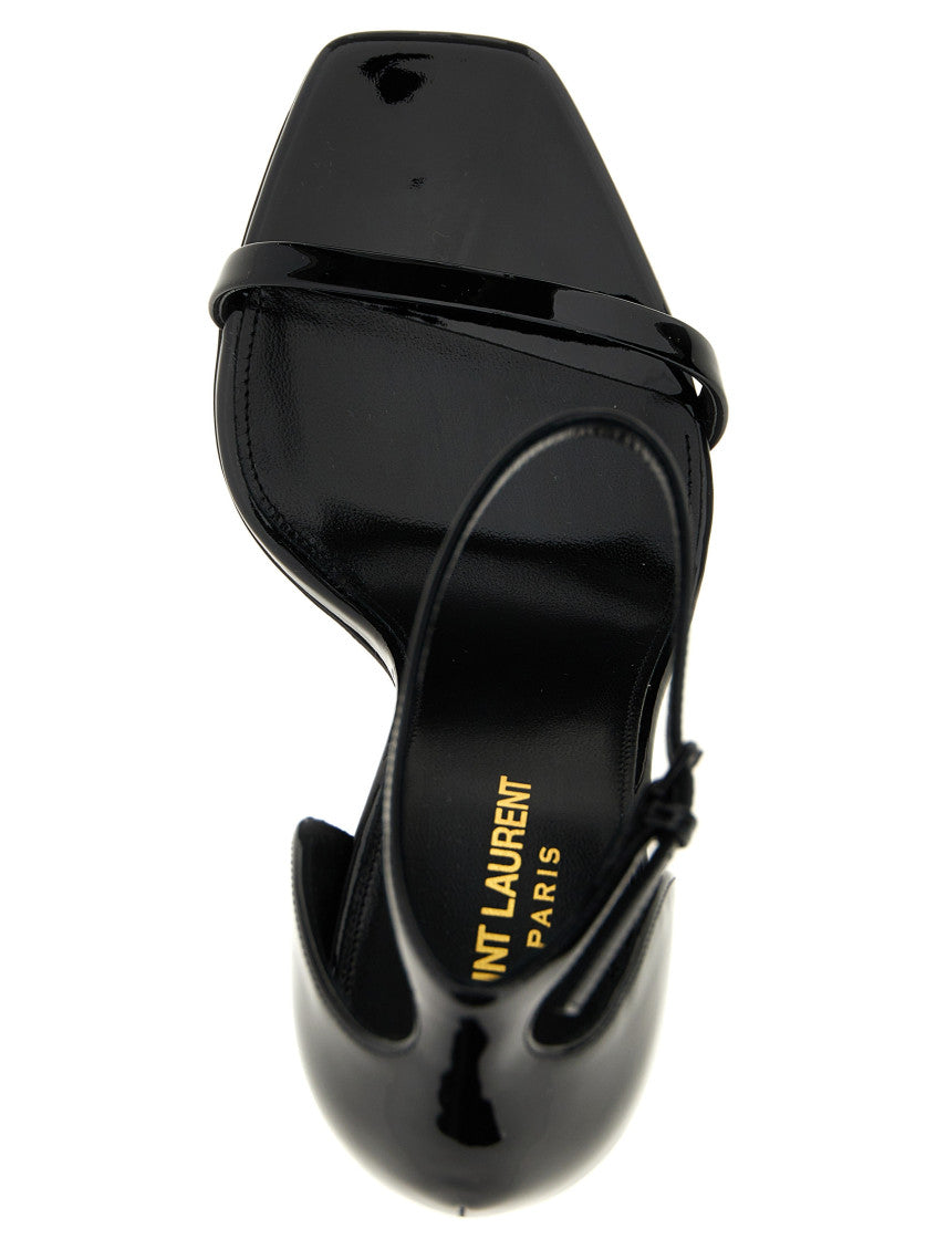 Black Opyum Logo Heels 4