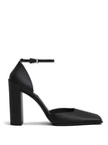 Black Leather Heels 1