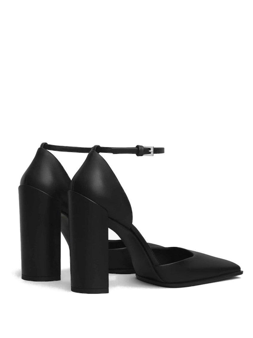 Black Leather Heels 3