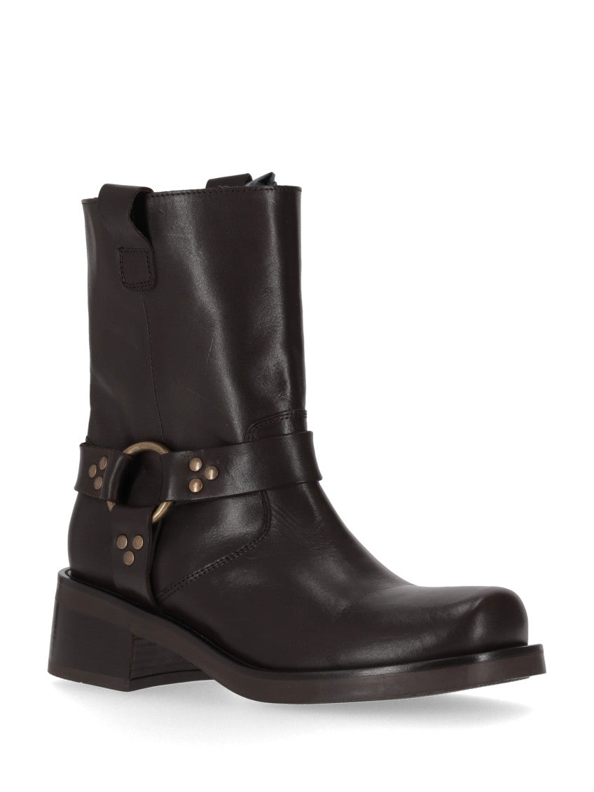 Dark Brown Ankle Boots 2