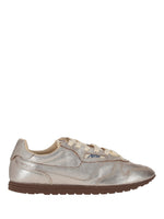Silver Lace Up Sneakers 1