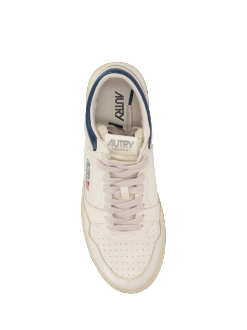 White Lace Up Sneakers 3