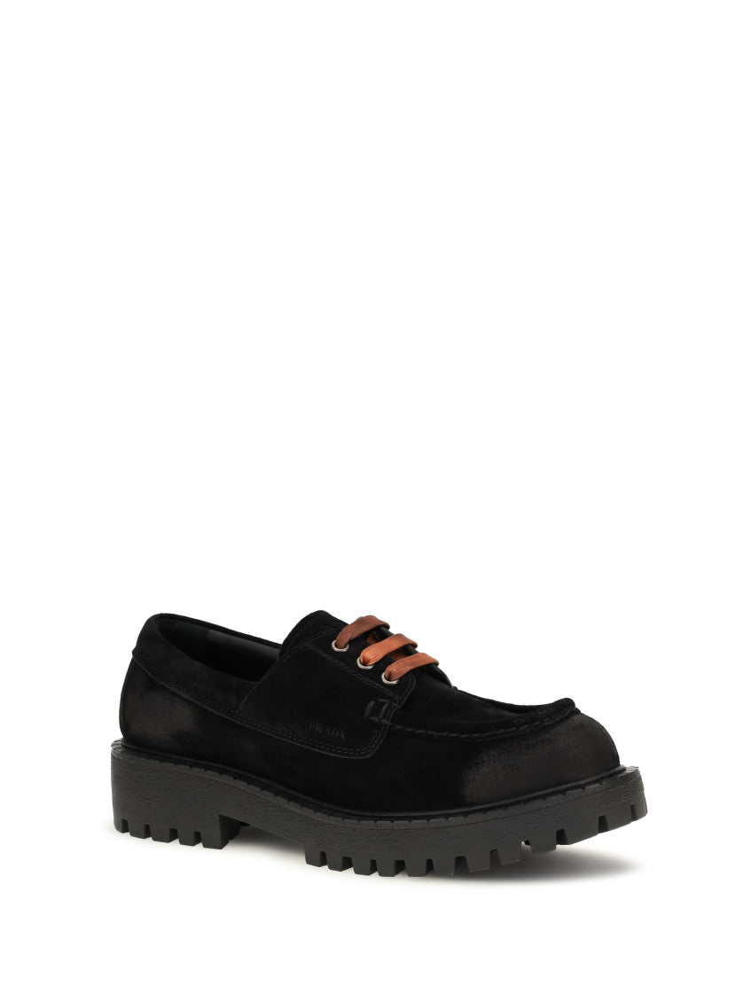 Black Suede Lace Ups Shoes 2
