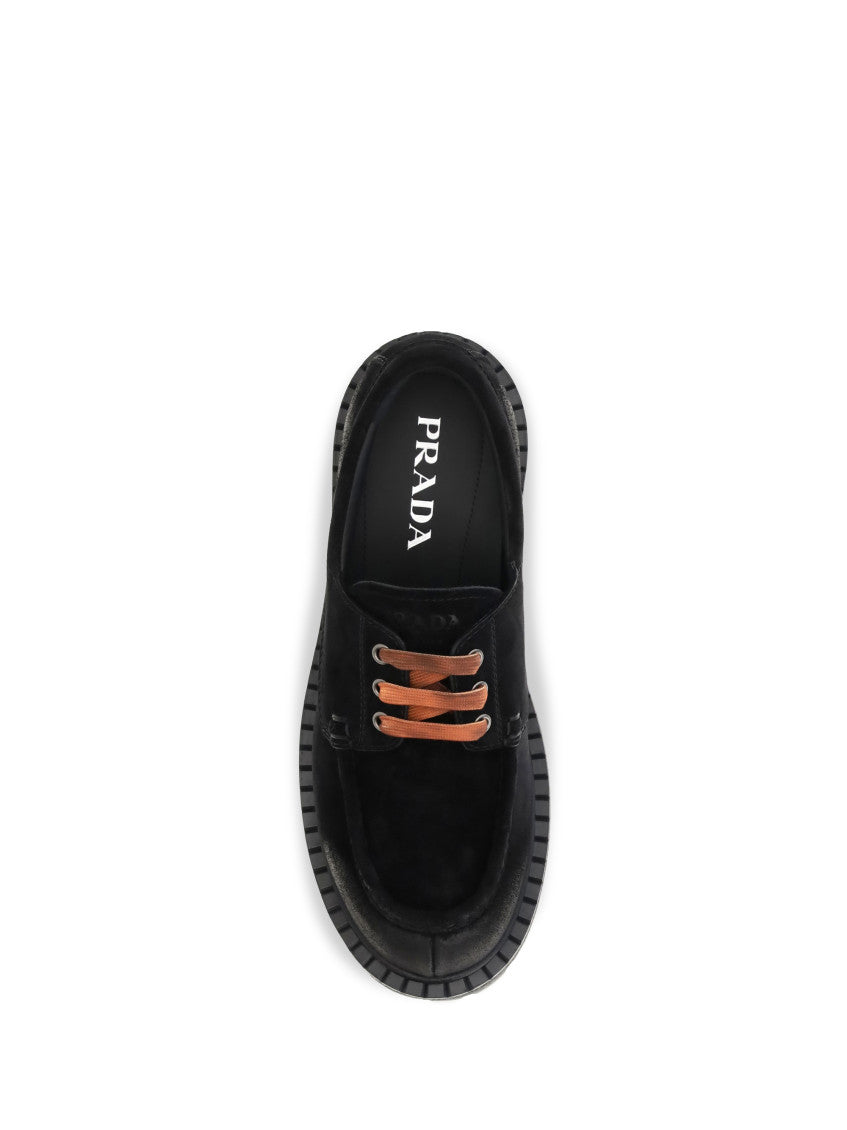 Black Suede Lace Ups Shoes 4